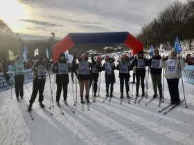 Ученики лицея приняли участие в Всероссийской лыжной гонке «Лыжня России - 2023».